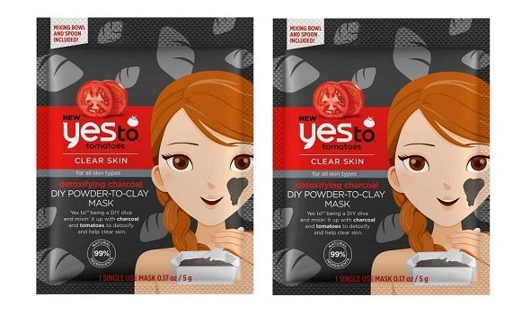 Yes To Tomatoes Detoxifying Charcoal DIY Powder to Clay Mask 1 Ct (2 Pack) - Image 1 of 1