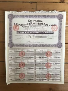Cie d'Exploitation Forestière Africaine (E4) - Foto 1 di 1