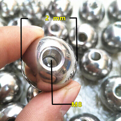 Stainless Steel Ball Thread Half-hole Round Nut Steel Ball Thread Dia 2mm • 2.10£