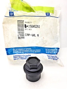 Genuine GM 15646261 Wheel Cover Retainer Lug Nut Plastic Black Chevy GMC - Picture 1 of 8