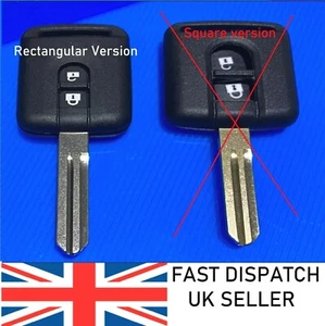For Nissan Navara Micra Qashqai Primera Note NV200 2 Button Remote Key Fob Case - Picture 1 of 4