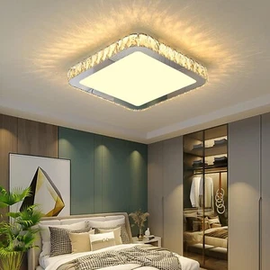 LED Ceiling Down Light Square 18W Ultra-Thin Oyster Lamp Modern Warm White AU - Picture 1 of 7