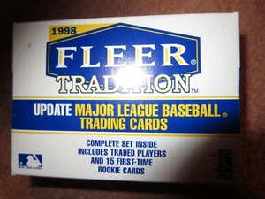 1998 Fleer Tradition Update Baseball with 20 logo stickers and 120 cards - Picture 1 of 1