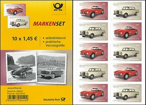 Clásico dt. Automóvil - BMW 507 y Mercedes-Benz 220 S - franqueo postal - 3147-3148 - Imagen 1 de 12