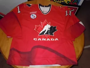 WORLD CUP OF HOCKEY 1996 JERSEY MENS 52 CANADA MESSIER VINTAGE BAUER - Picture 1 of 7