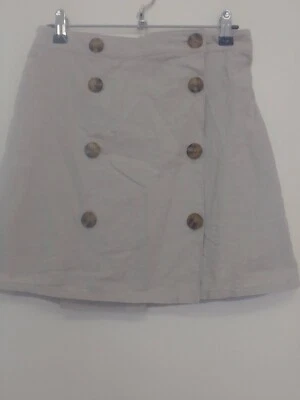 Anko Ladies Size 8 Short Skirt Back Elastic Front Buttons  - Image 1 of 4