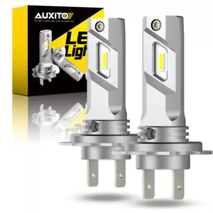 2x LED H7 Headlight Kit High Bulbs Beam Low Bright Super 6500K White Error Free - Picture 1 of 7