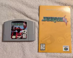 Nintendo 64 N64 Star Fox 64 Cartridge with Manual TESTED - Picture 1 of 4