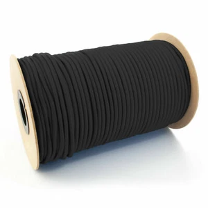 Gummiseil Gummileine Rundgummi Spannseil Elastisches Schwarz 4-12mm Meterware - Bild 1 von 8