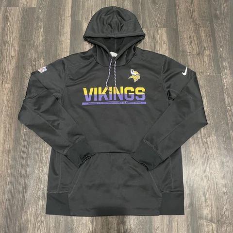 Nike Therma-Fit OnField Minnesota Vikings NFL Men's Hoodie Sweatshirt Large L Cover