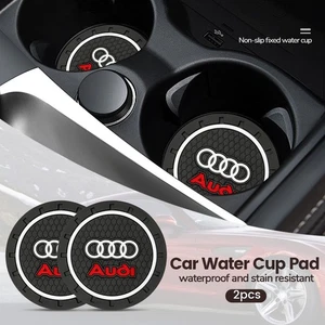 2PCS Car Cup Holder Coasters Non-Slip for Cup Holder Compatible New Luxury UK - Picture 1 of 10