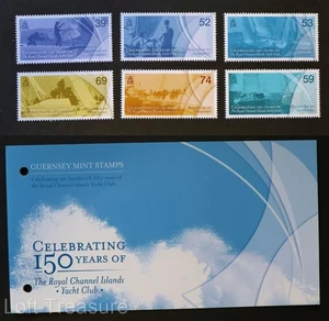 Guernsey Briefmarken: "Royal Channel Yacht Club - 150th" postfrisch Präsentationspaket 2012 - Bild 1 von 6