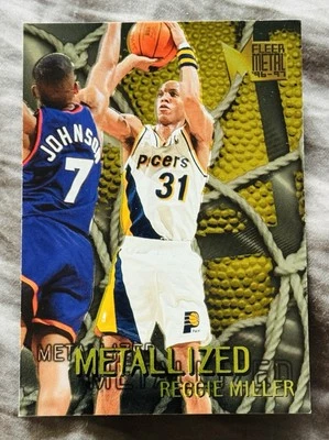 1996-97 Fleer Metal - Metallized Reggie Miller #129 - Image 1 of 2