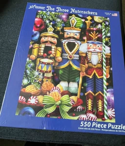 The Three Nutcrackers 550 Piece Jigsaw Puzzle by Vermont Christmas Company NEW - Picture 1 of 3