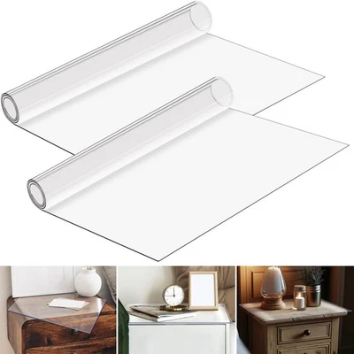 Nightstand Protector, Clear Plastic Table Cover Protector 15.8 x 23.6 Inch, 1... - Image 1 of 4