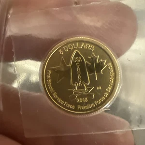 2015 5 $ Gold of Canada SPECIAL SERVICE FORCE Sealed Gem 1/10 Feinunze 0,9999 GOLD - Bild 1 von 5