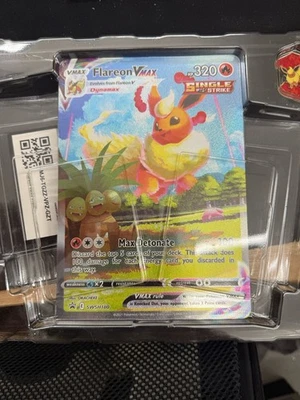 Pokemon Card Flareon Vmax SWSH180 Jumbo Black Star Promo TCG - sealed w/ box - Image 1 of 3