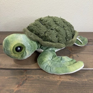 Sea World Green Sea Turtle 14" Plush Petting Zoo Stuffed Animal - Picture 1 of 11