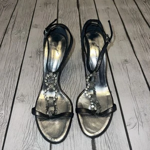 Vicini Giuseppe Zanotti Jewel Open Toed Strap Heels Gr- 39 - Bild 1 von 10