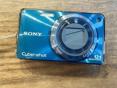 Sony CyberShot DSC-W290 Blue 12.1MP 3" LCD Screen 5x Optical Zoom Digital Camera - Image 1 of 4