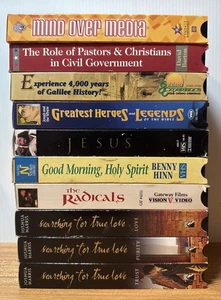 10 Christian Faith Vintage VHS Tapes - Religious Biblical Ideology - Set 2 - Bild 1 von 11
