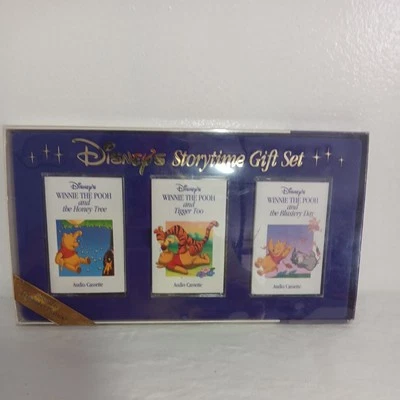 Disney's Storytime Gift Set 3 Winnie the Pooh Audio Cassette Stories Vintage NEW - Image 1 of 4