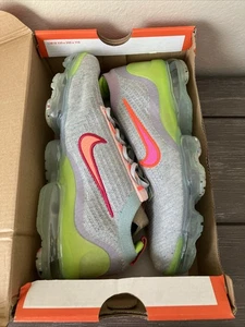 Talla 9.5 - Nike Air VaporMax 2021 Fk Gris/Verde Fluorescente - Imagen 1 de 5