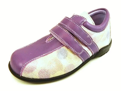 DE OSU/FARO -Espanha - Sapatos de Couro Roxo para Meninas - Tênis -Europeu 25 - Tamanho 8 - Imagem 1 de 4