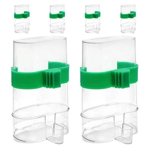 6 Pcs Bird Cage Accessories Automatic Water Dispenser Feeder for - Picture 1 of 12