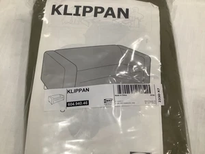 SOLO FUNDA SOFÁ LOVESEAT IKEA KLIPPAN, visillo amarillo-verde 604.940.46 - NUEVO - Imagen 1 de 2