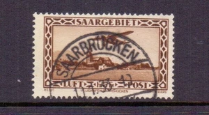 ALEMANIA - SAAR 1932 AIR 5f MARRÓN SG158 USADO CAT £160 - Imagen 1 de 2