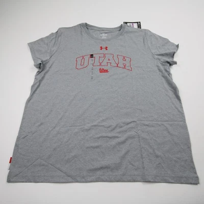 Utah Utes Under Armour Short Sleeve Shirt Women's Gray New - Image 1 of 4
