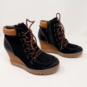 Botas Deportivas Sofft Aqua Combat Con Cordones Cuña Marrón Talla 8.5 - Imagen 1 de 8