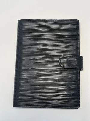 Agenda Louis Vuitton Epi PM negra auténtica certificada con inserto original Foto 1 de 4