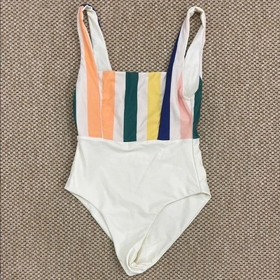 Tularosa Multicolor Striped One Piece Swimsuit - Image 1 of 3