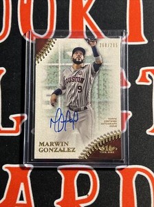 2018 Topps Tier One Prime Performers Auto /285 Marwin Gonzalez #PPA-MG Auto