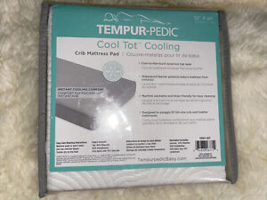 Tempur-Pedicure Cool Tot Cooling Crib Mattress Pad 52 x 28" NEW