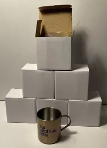 New Amsterdam Vodka Small Copper cups set of 6! 10 Ounce Cups Brand New! - Picture 1 of 7