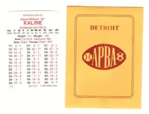 1968 APBA World Series Champions - Detroit Tigers Team Set - Picture 1 of 2