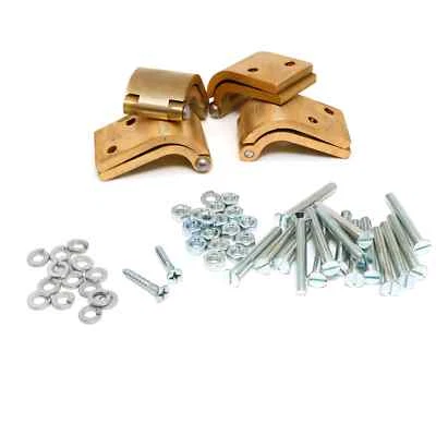 JUEGO DE BISAGRAS DE PUERTA, 4 bisagras con herrajes - MG TD-TF Foto 1 de 4