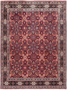 Moud Handgeknüpfter Perserteppich 297 x 206 cm-Fine,Orient,Carpet,Rug,Rot - Picture 1 of 12
