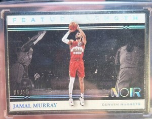 2020-21 Panini Noir #251 Jamal Murray Feature Length Silver Framed 5/25 Nuggets