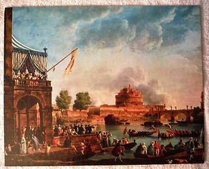 Juego de impresión litográfica vintage de mediados de siglo en la red Terrance 8" x 10"  - Imagen 1 de 3