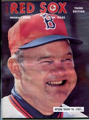 1978 Boston Red Sox Scorebook Magazine - Unscored vs. New York Yankees 9/9/78 - Image 1 of 4