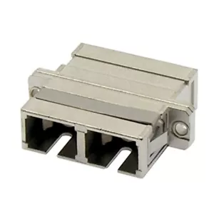 SC-SC Multimode Duplex Fiber Optic Coupler Coupling Adapter Metal Connector - Picture 1 of 2