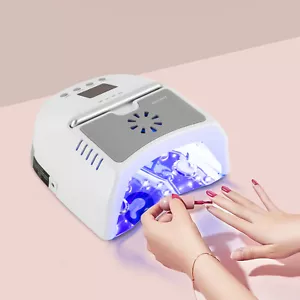 72W Akku LED/UV Nagellampe Profi Licht Gel Nägel Trockner mit Ventilator NEU - Bild 1 von 21
