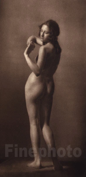 Arte grabado foto modernista desnudo femenino Art Deco 1925 vintage JOZSEF PECSI 11x14 Foto 1 de 1