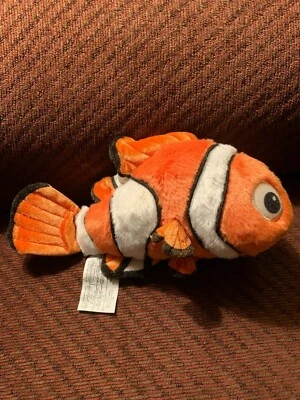 Peluche Disney Buscando a Nemo Auténtico Disney Store 10" Mini Frijol Foto 1 de 4