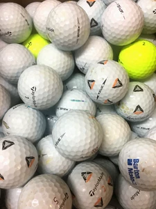 24 TaylorMade TP5/ TP5x Value AA Used Golf Balls...mix of white, yellow and Pix - Picture 1 of 2
