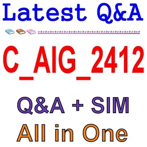 Best Exam Practice Material for C_AIG_2412 Exam Q&A - Picture 1 of 1
